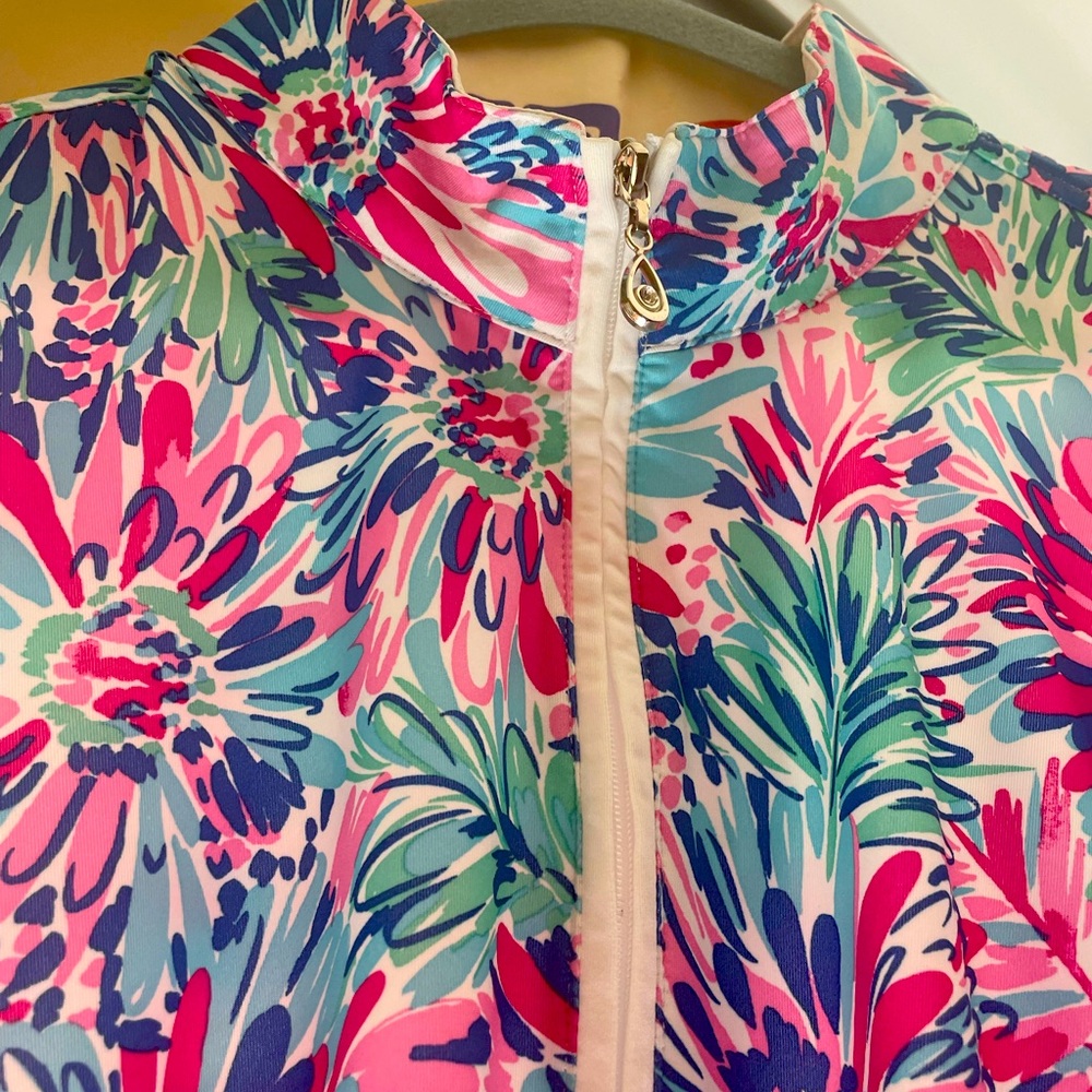SanSoleil Long Sleeve Sun Shirt pink, blue green XXL
